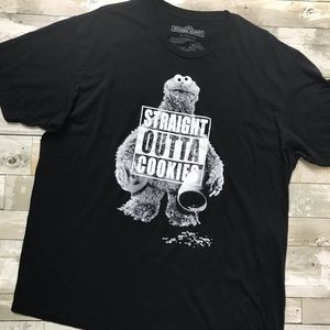 Sesame Street Shirts - Sesame Street Cookie Monster Graphic T-shirt Sesame Street Shirts - Sesame Street Cookie Monster Graphic T-shirt